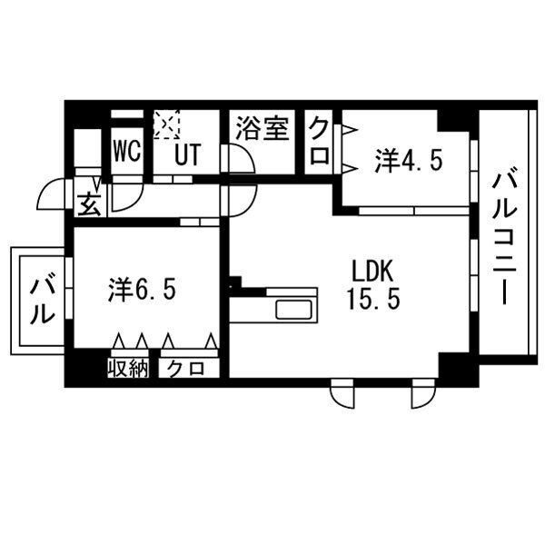 201の間取り図