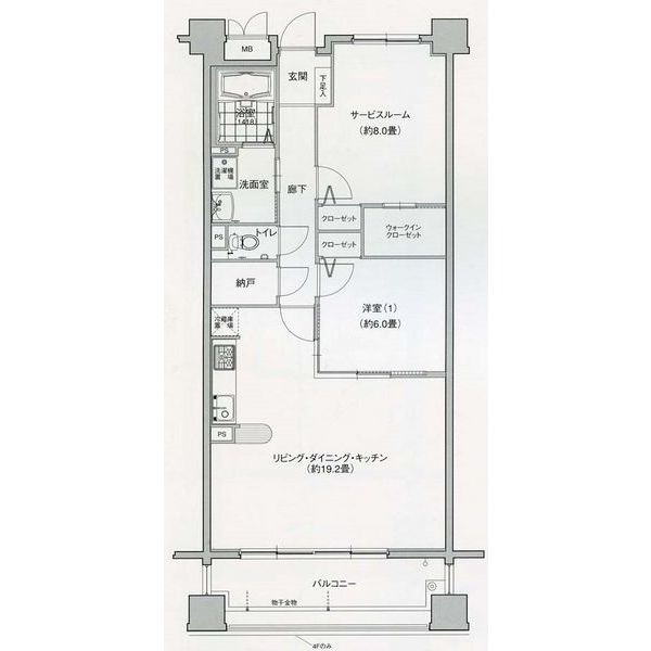 605の間取り図