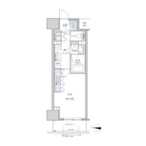 G 1Kの間取り図
