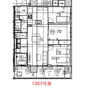 3LDKの間取り図