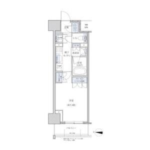 C 1Kの間取り図