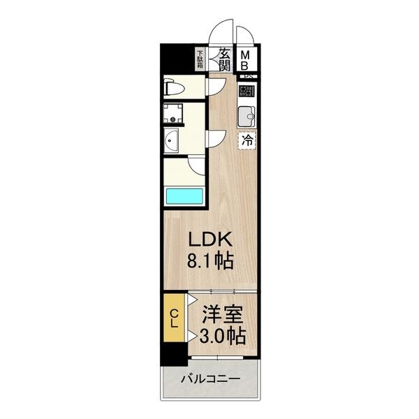 604の間取り図