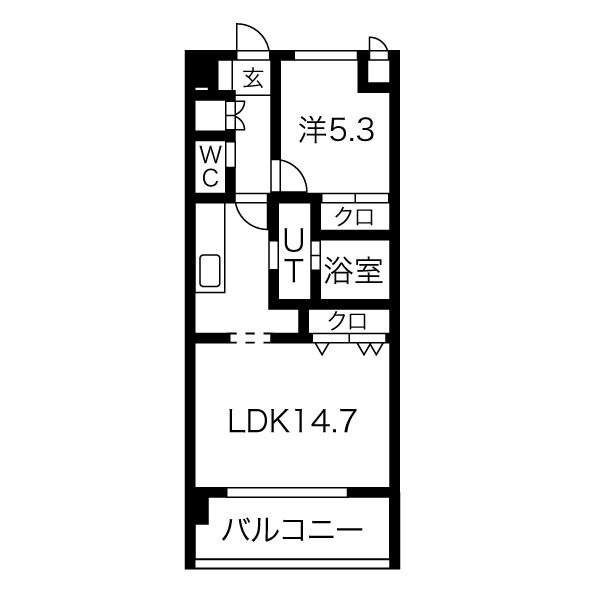 303の間取り図