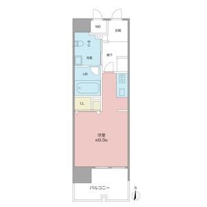 B1 1Rの間取り図
