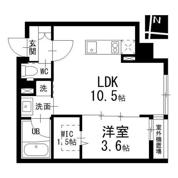 201の間取り図