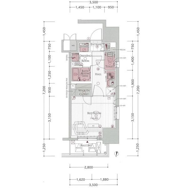 1301 の間取り図