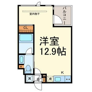 C 1Rの間取り図