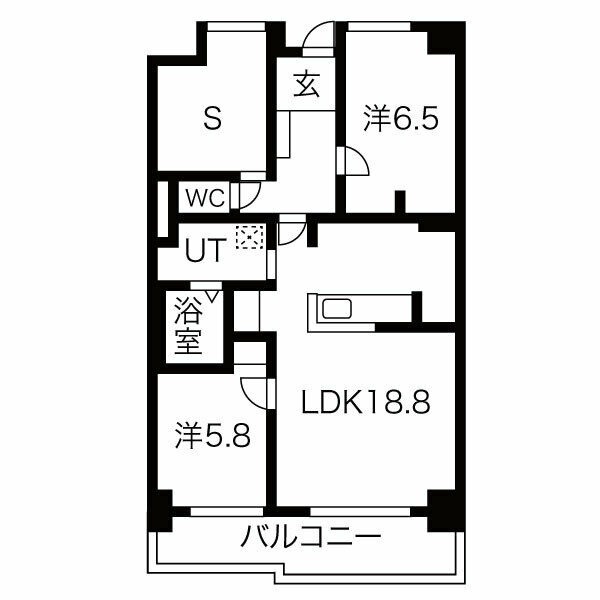 306 の間取り図