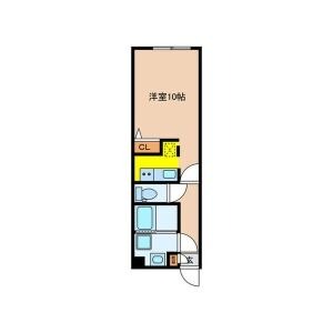 B 1Rの間取り図