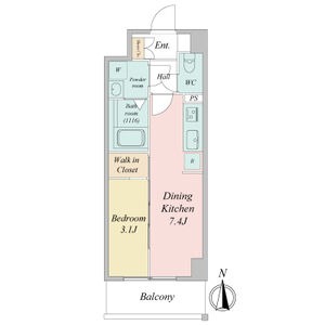 204の間取り図