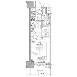 C 1Kの間取り図