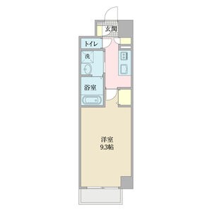 Ⅲ 1Kの間取り図