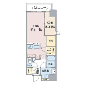 1001 1LDKの間取り図
