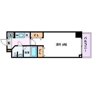 B’ 1Kの間取り図