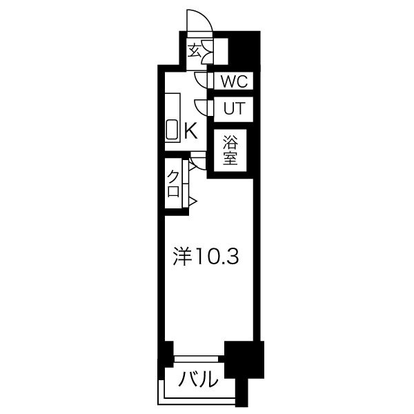703の間取り図