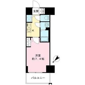 Ⅲ 1Kの間取り図