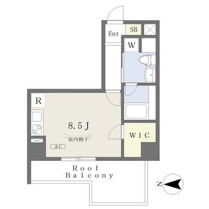 C 1Rの間取り図