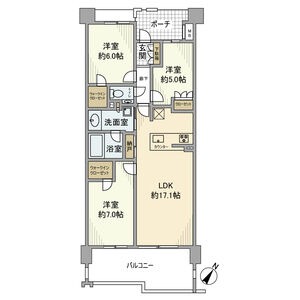 406 の間取り図