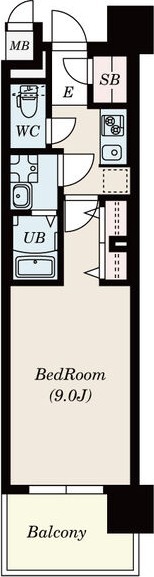 C1 1Kの間取り図