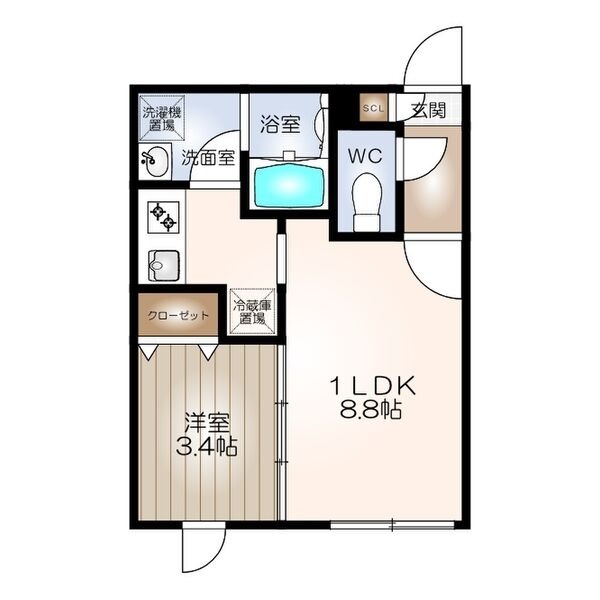 205 の間取り図