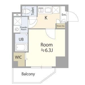 208の間取り図