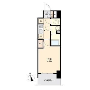 C 1Kの間取り図