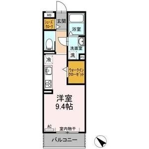 E 1Rの間取り図