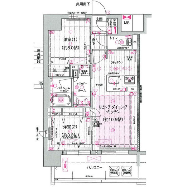 301の間取り図