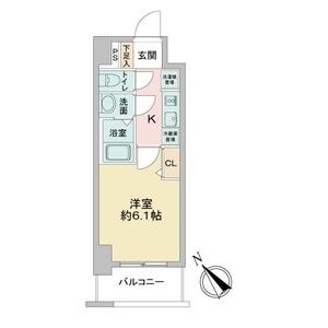 C 1Kの間取り図