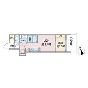 402の間取り図