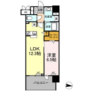 606 の間取り図