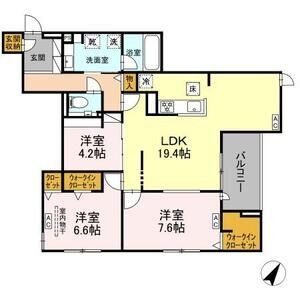 101の間取り図