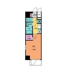 A 1Kの間取り図