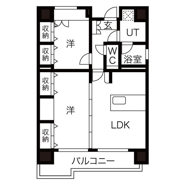 902の間取り図