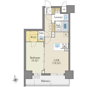 1001 1LDKの間取り図