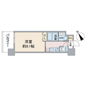 E 1Kの間取り図