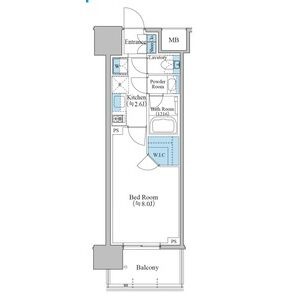 C 1Kの間取り図