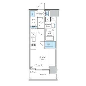 B 1Rの間取り図