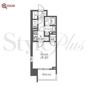 C 1Kの間取り図