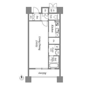 302の間取り図