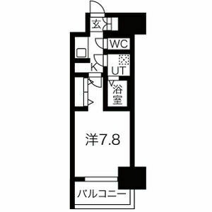 N 1Kの間取り図
