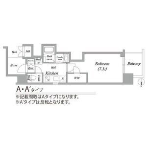 D 1Kの間取り図