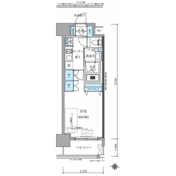 202 の間取り図