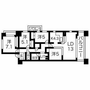 603の間取り図