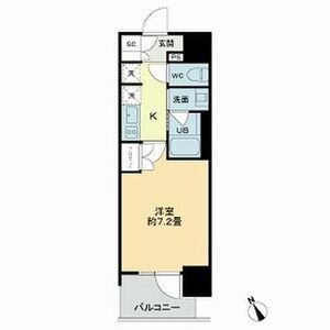 Ⅱ 1Kの間取り図