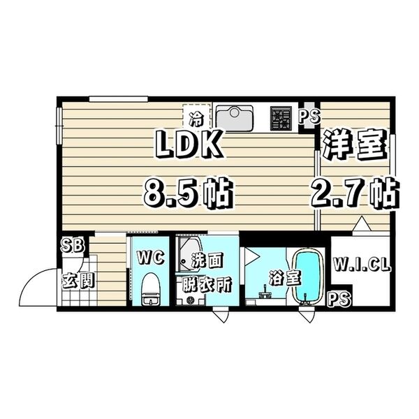 403の間取り図