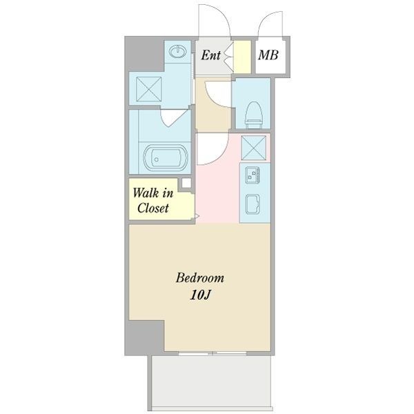 B 1Rの間取り図