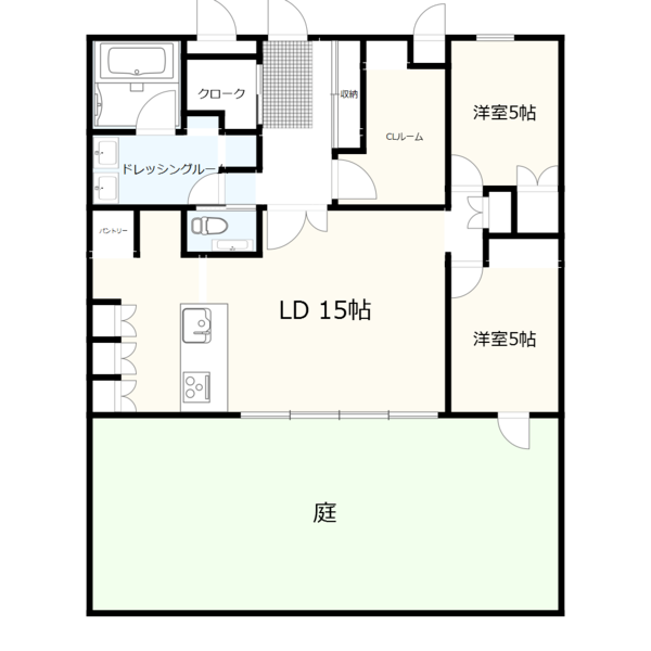 101 の間取り図