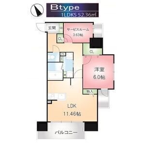 1102の間取り図