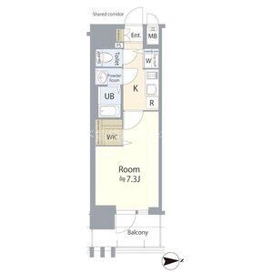C1 1Kの間取り図